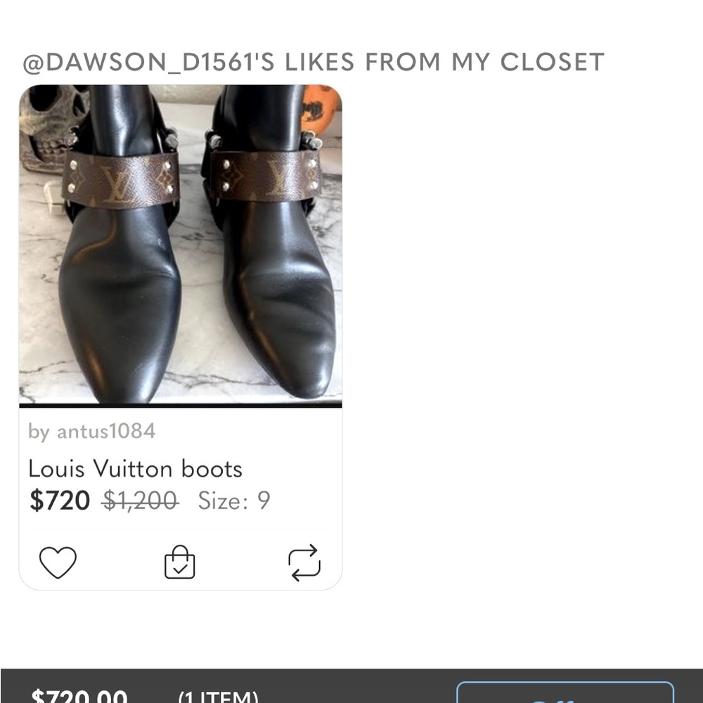 Boots Louis Vuitton